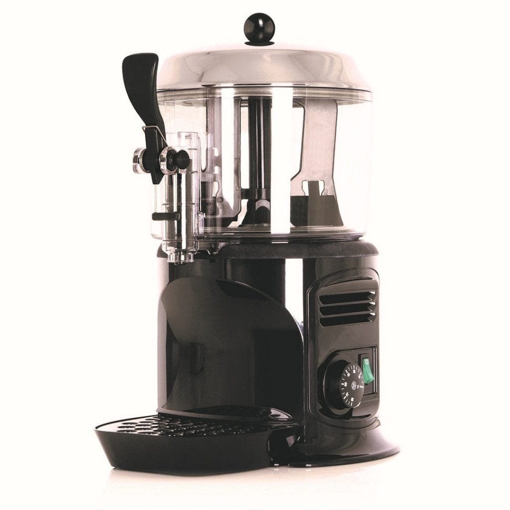 Bras Scirocco 3 Black Hot Drinks Dispenser