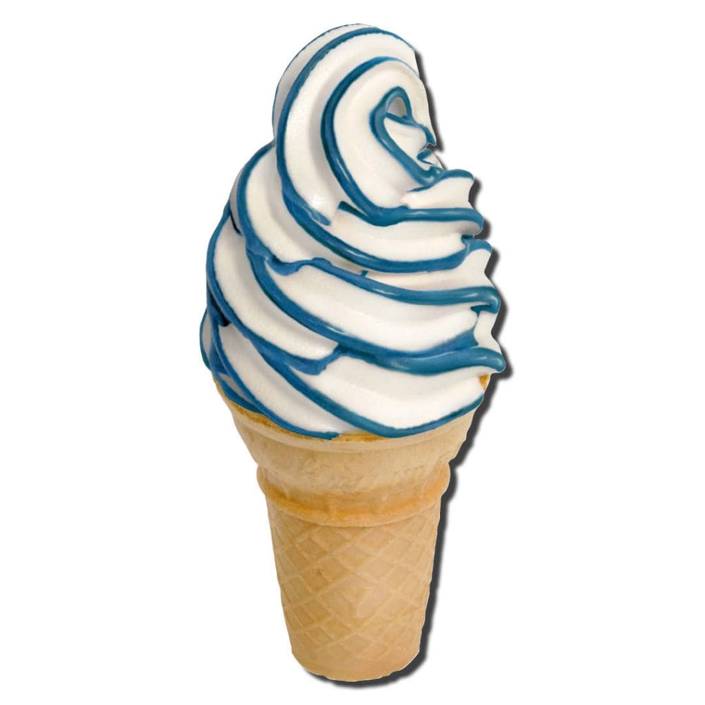 Blue Raspberry ICE CREAM (Stripes)