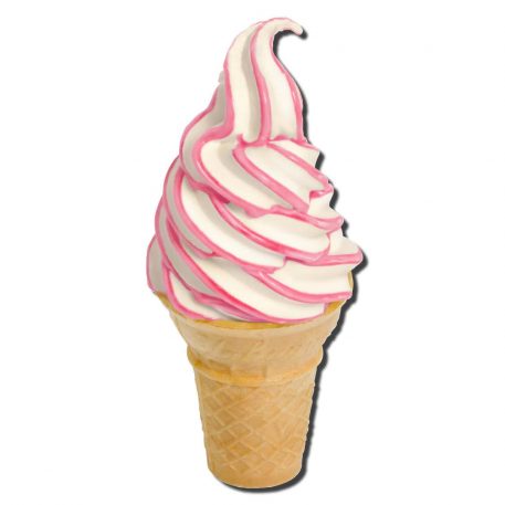 Flavorburst Bubble Gum Ice Cream cone