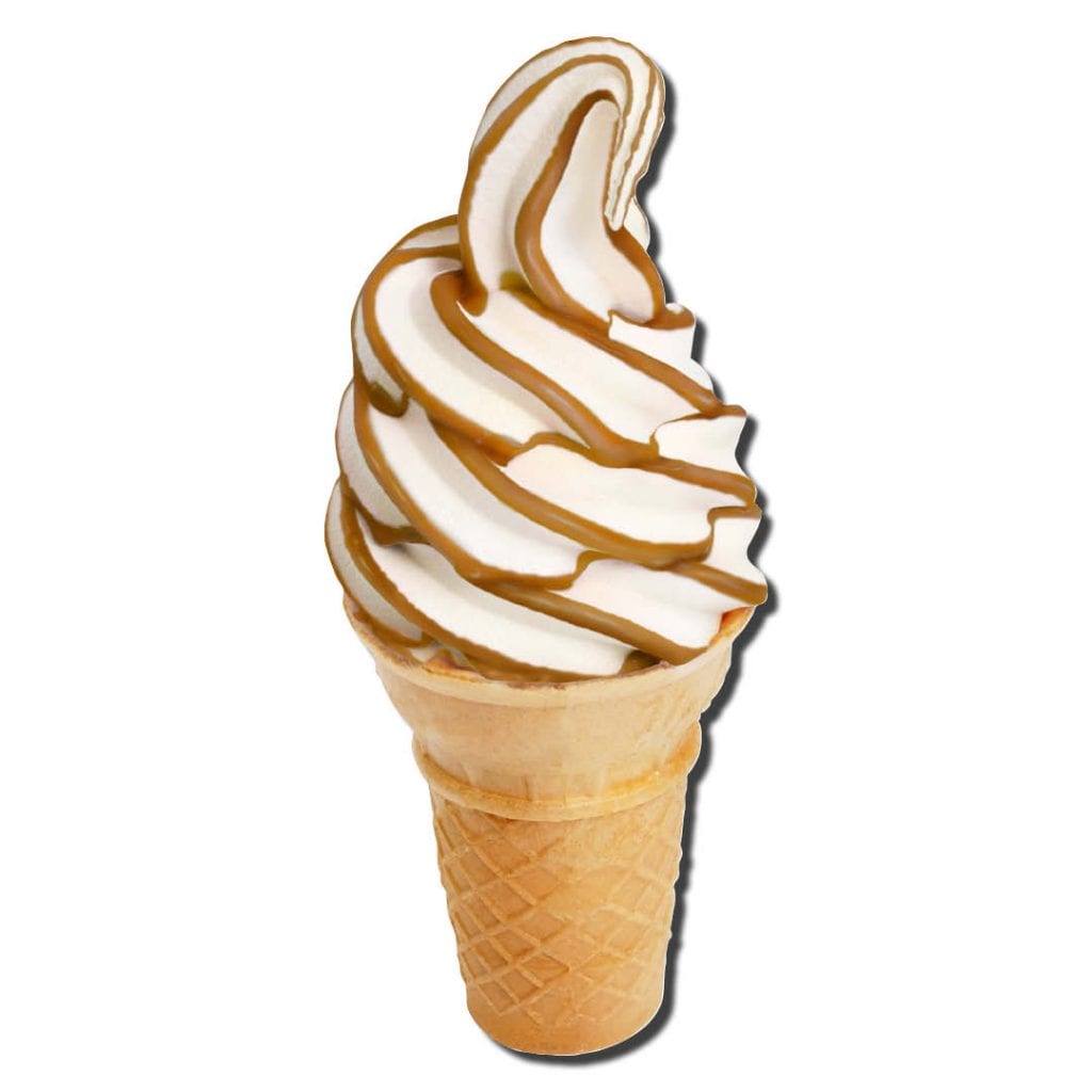 Flavorburst Butter Pecan Ice Cream cone