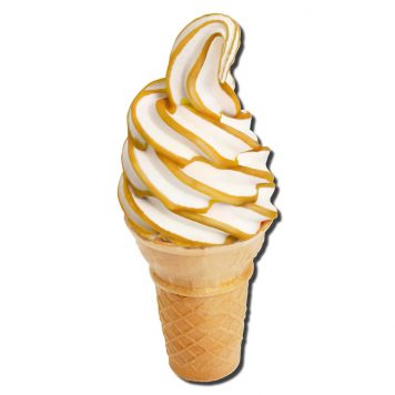 Flavorburst Butterscotch Ice Cream cone
