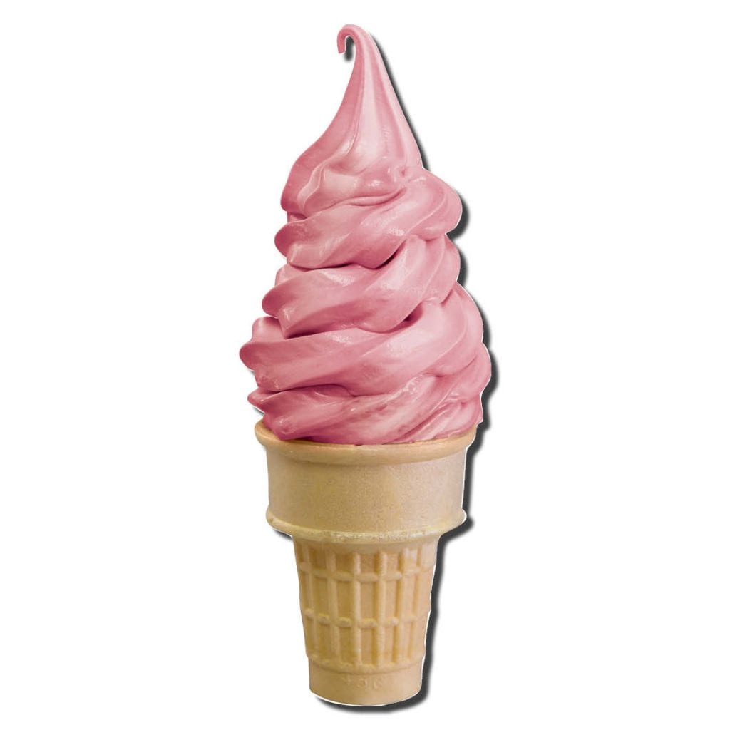 Flavor Blend Black Cherry Blended Ice Cream Cone