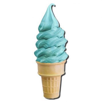 Flavor Blend Blue Raspberry Blended Ice Cream Cone