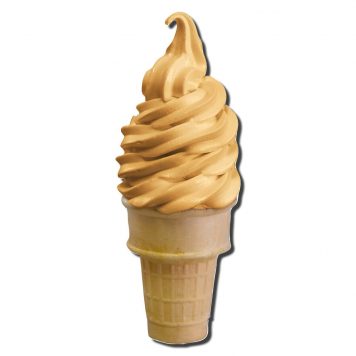 Flavor Blend Butter Pecan Blended Ice Cream Cone