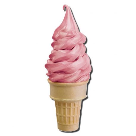 Flavor Blend Pink Cotton Candy Blended Ice Cream Cone