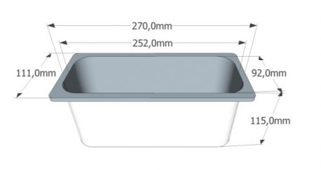 iScoop Shower Standard Built-in version dimensions