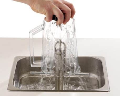 iMix Shower Inside Only rinsing a blending jug