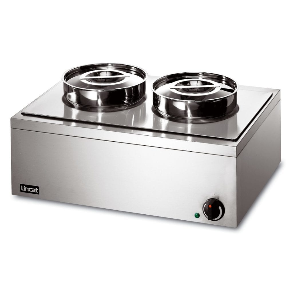 2x Round Pot Bain Marie
