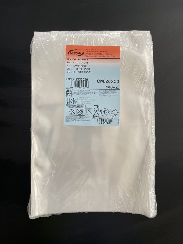 Orved 200x300mm Vac Pack Bags