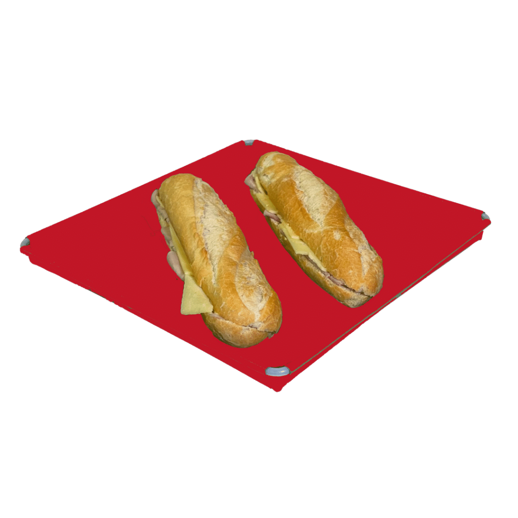 Red Teflon Tray