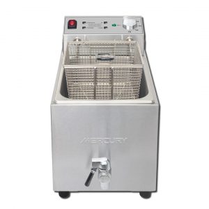 Mercury single tank countertop electric fryer with digital timer