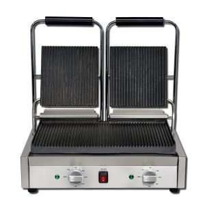 Mercury Double Ribbed Contact Grill