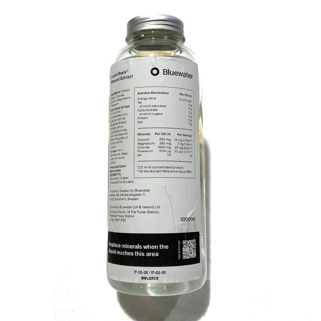 Bluewater Liquid Rock Mineral Extract Refill 1L